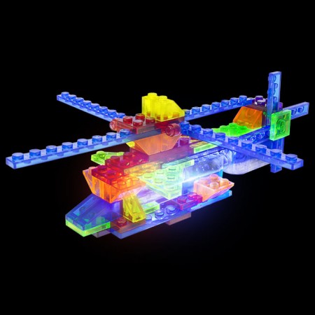 Laser Pegs MPS Rescue Helicopter