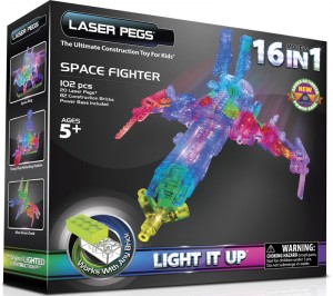 G9030B Space Fighter Sci-Fi 16 in 1 Models Kits by Laser Pegs