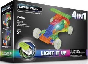 MPS300B Cars builds 4 models in 1 Kit by Laser Pegs