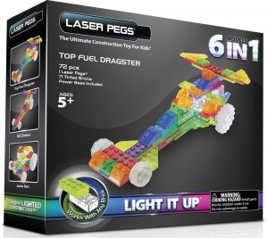 ZD130B Dragster 6 in 1 models kit by Laser Pegs
